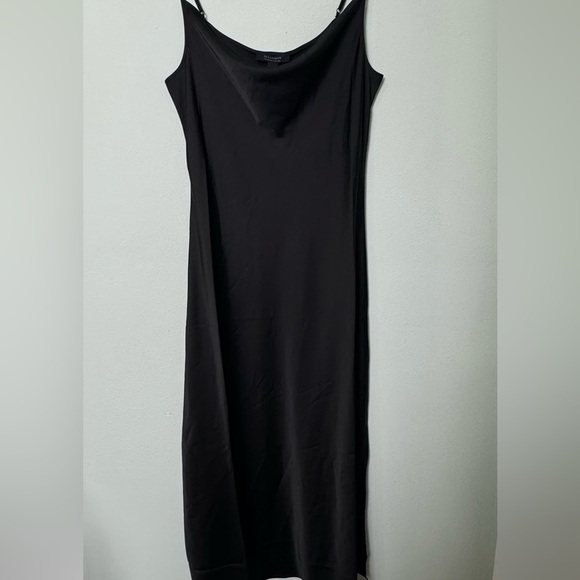 NWT AllSaints Hadley Slipdress in‎ Black Satin Size 10 - Picture 10 of 16